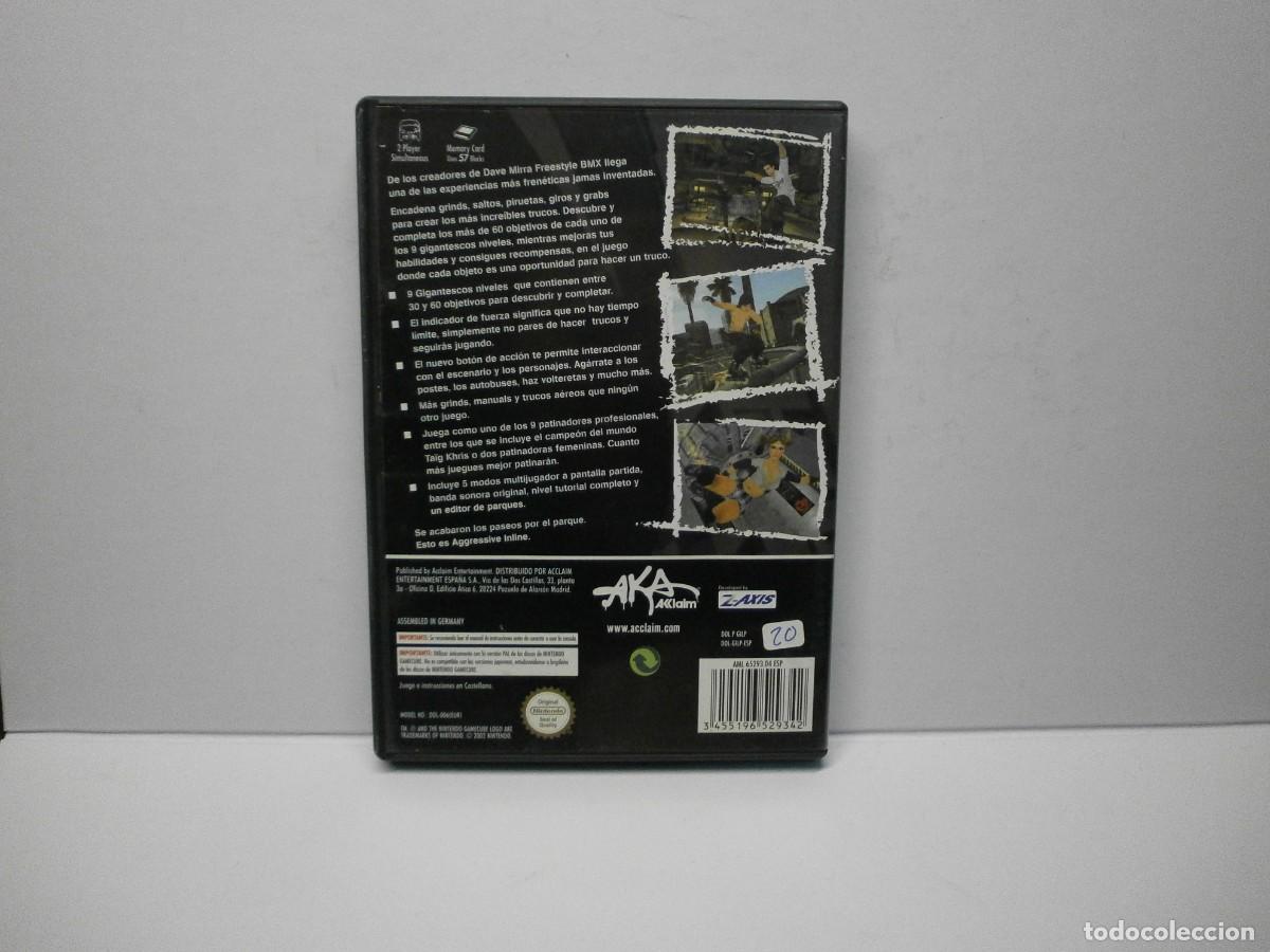 Videojuegos y consolas: juego nintendo gamecube aggressive inline - Foto 2