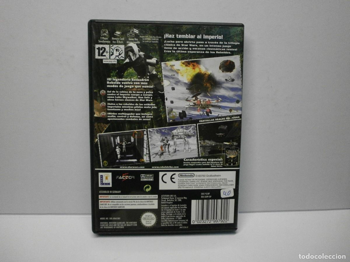 Videojuegos y consolas: juego nintendo gamecube star wars rebel strike - Foto 2