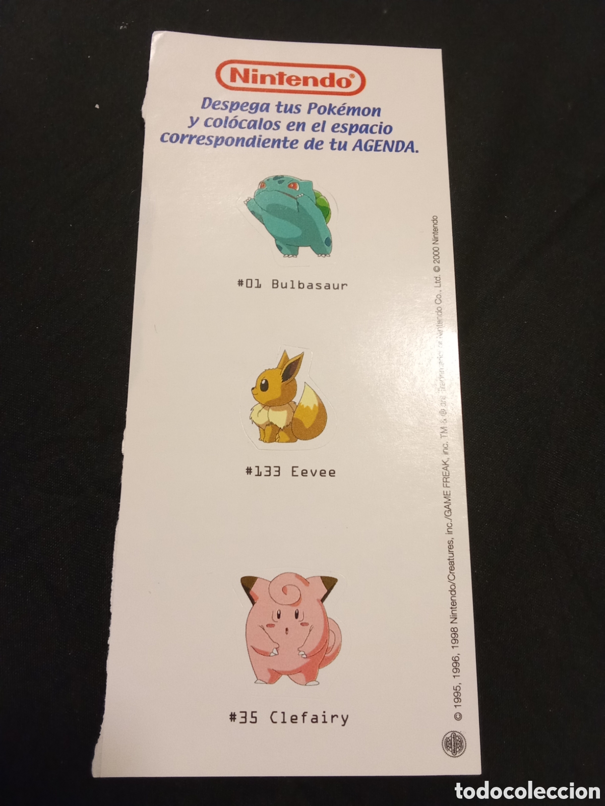 Videojuegos y consolas: PEGATINAS ANTIGUAS POK&Eacute;MON NINTENDO 1995/96 - Foto 1