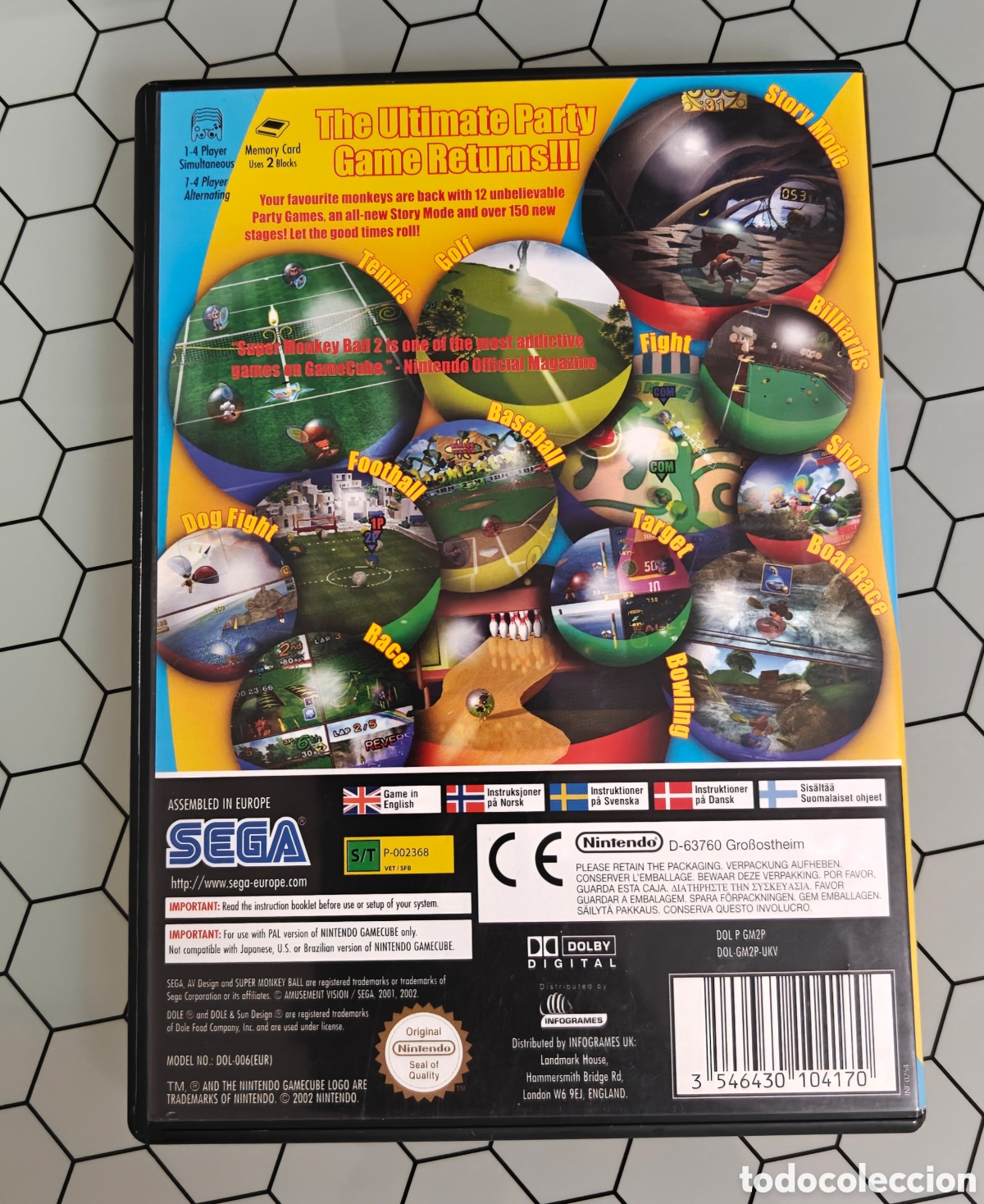 Videojuegos y consolas: Super Monkey Ball 2 - Nintendo Gamecube - Foto 2