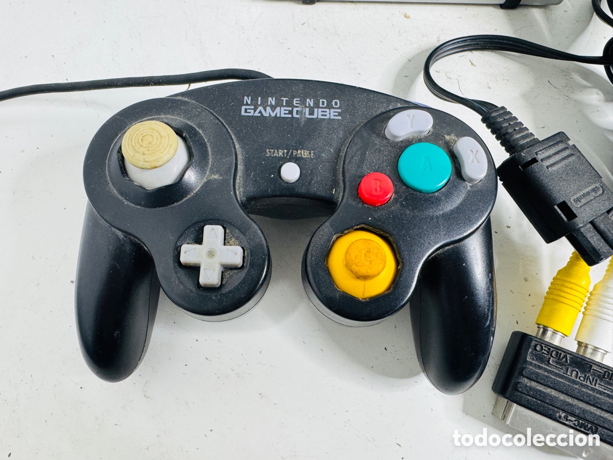 Videojuegos y consolas: Nintendo GameCube Platinum Silver Console - Foto 4