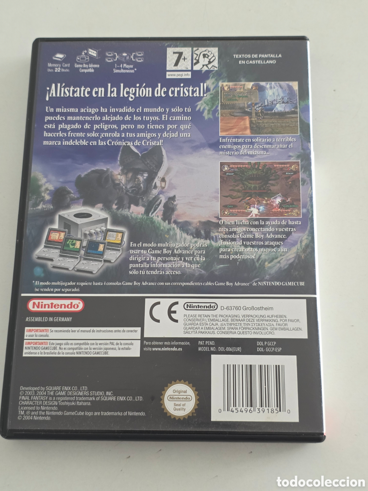 Videojuegos y consolas: final fantasy crystal chronicles gamecube completo pal - Foto 2