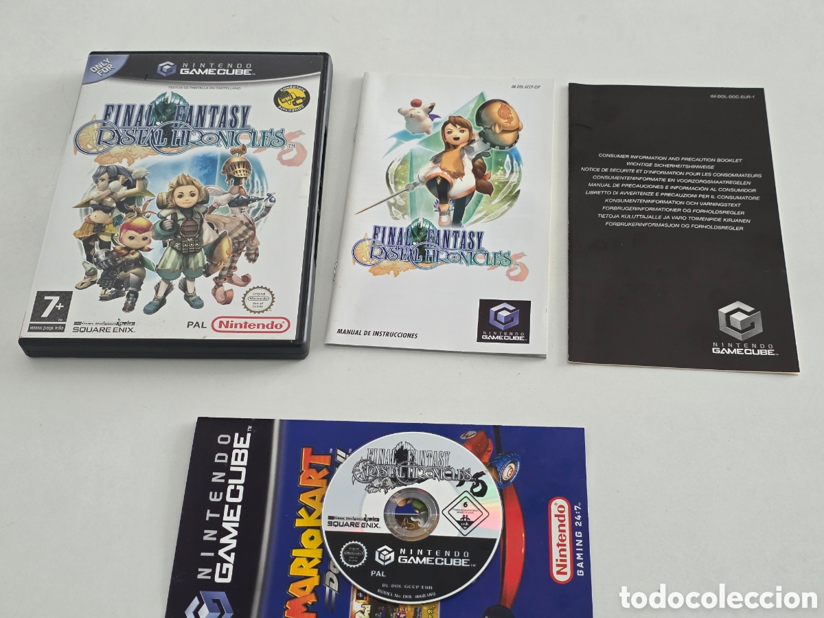 Videojuegos y consolas: final fantasy crystal chronicles gamecube completo pal - Foto 6