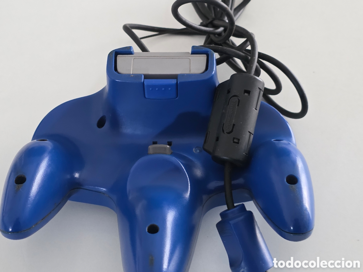 Videojuegos y consolas: mando nintendo 64 original azul + controller pak memoria - Foto 8