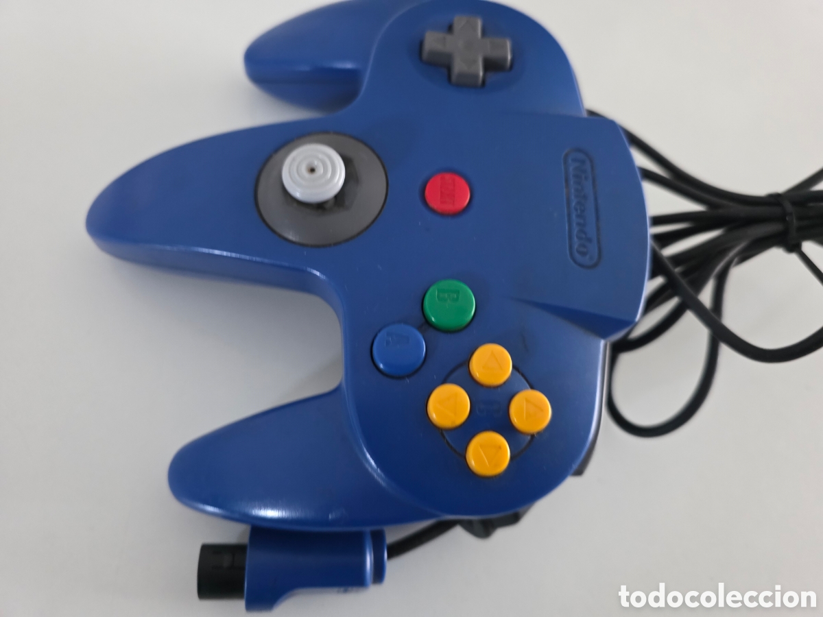 Videojuegos y consolas: mando nintendo 64 original azul + controller pak memoria - Foto 11