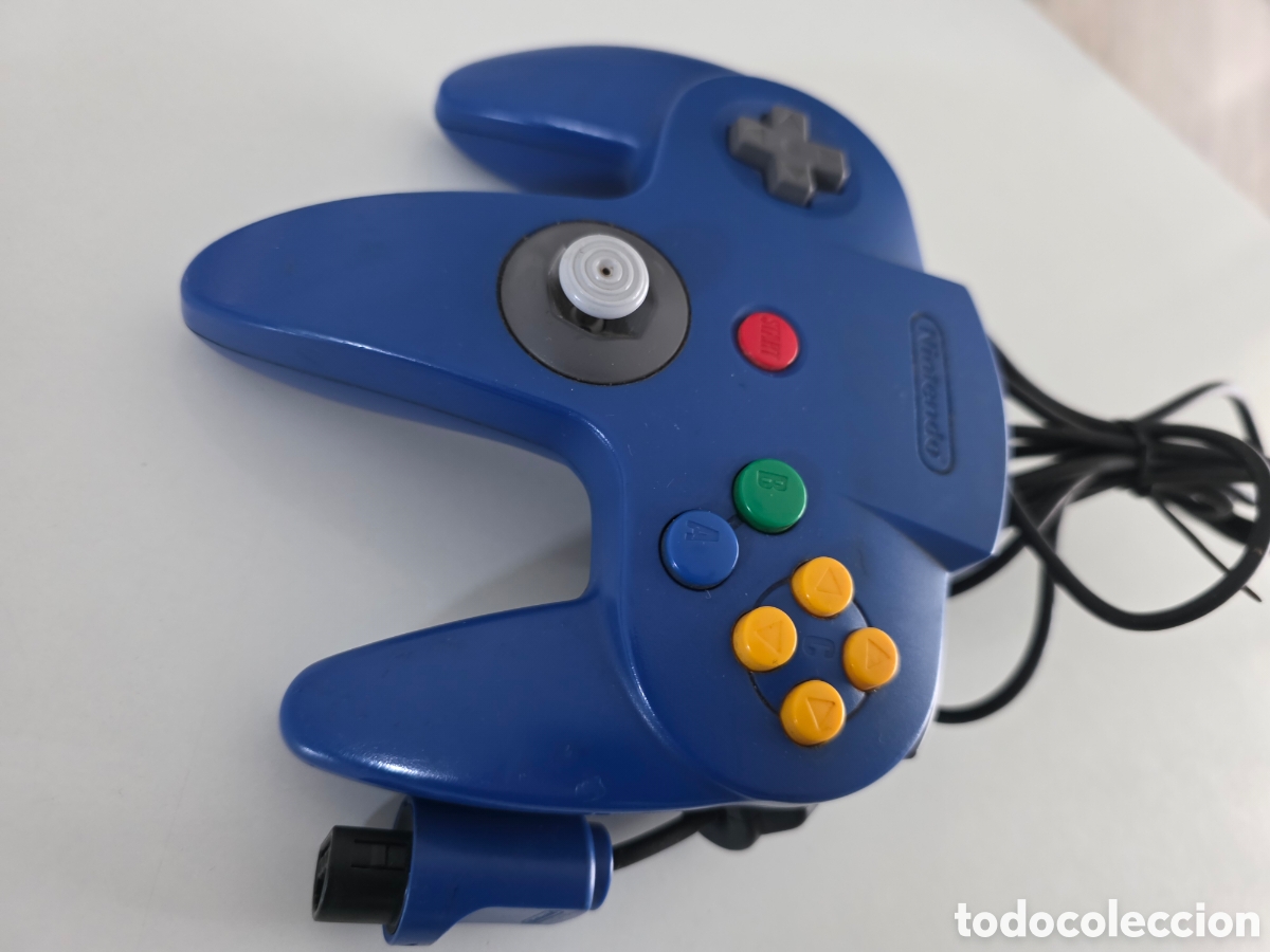 Videojuegos y consolas: mando nintendo 64 original azul + controller pak memoria - Foto 14