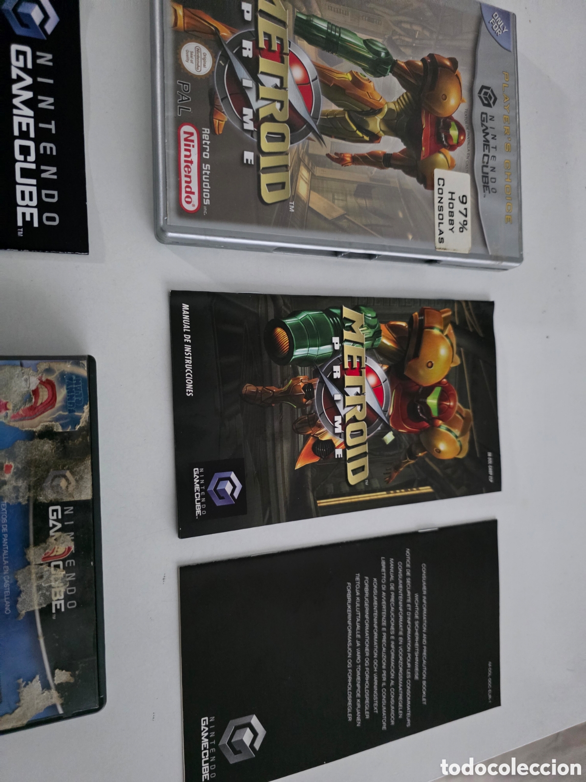 Videojuegos y consolas: cajas originales gamecube metroid prime mario kart double dash - Foto 4