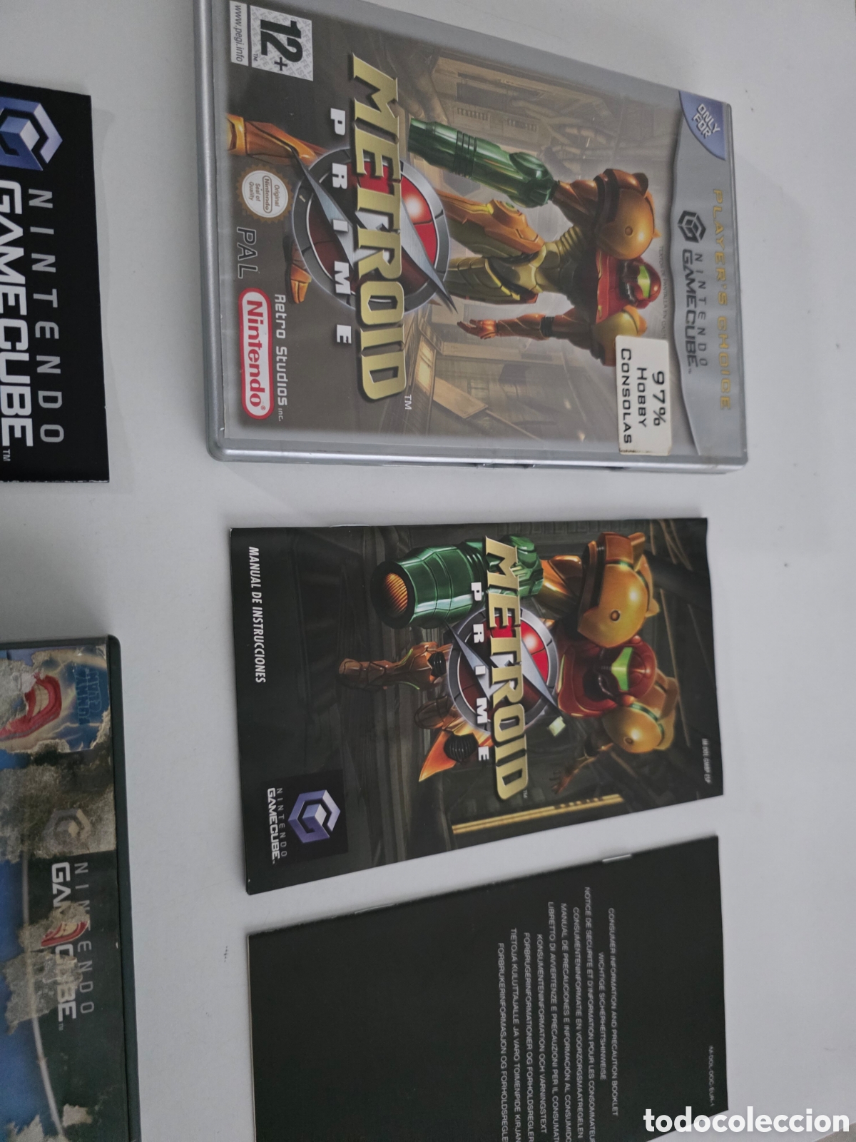 Videojuegos y consolas: cajas originales gamecube metroid prime mario kart double dash - Foto 5