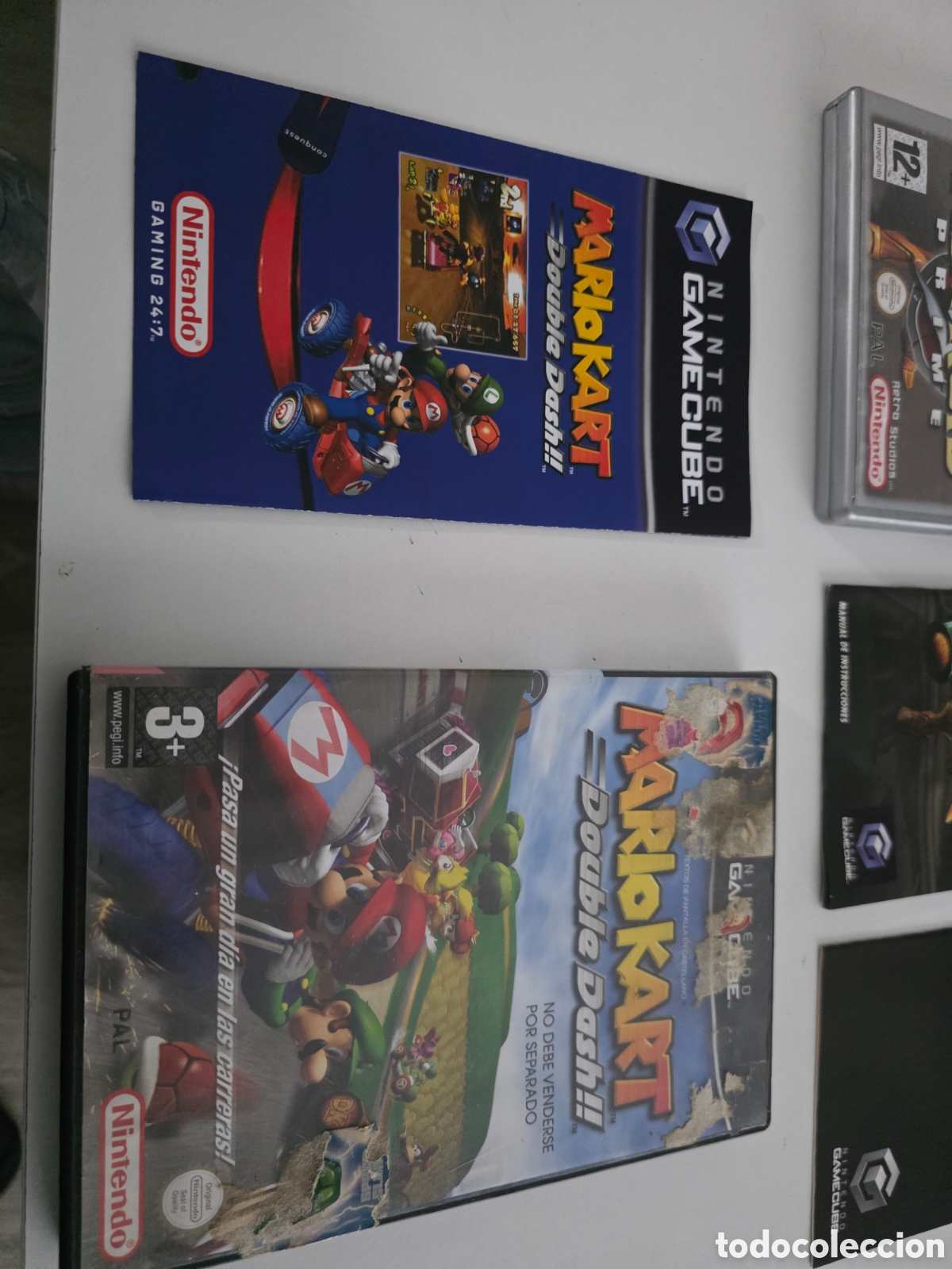 Videojuegos y consolas: cajas originales gamecube metroid prime mario kart double dash - Foto 6