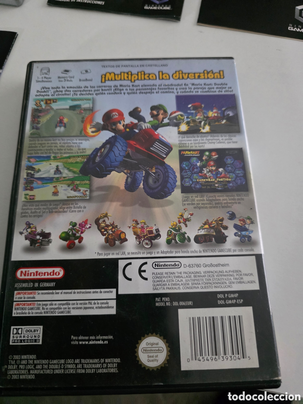 Videojuegos y consolas: cajas originales gamecube metroid prime mario kart double dash - Foto 8