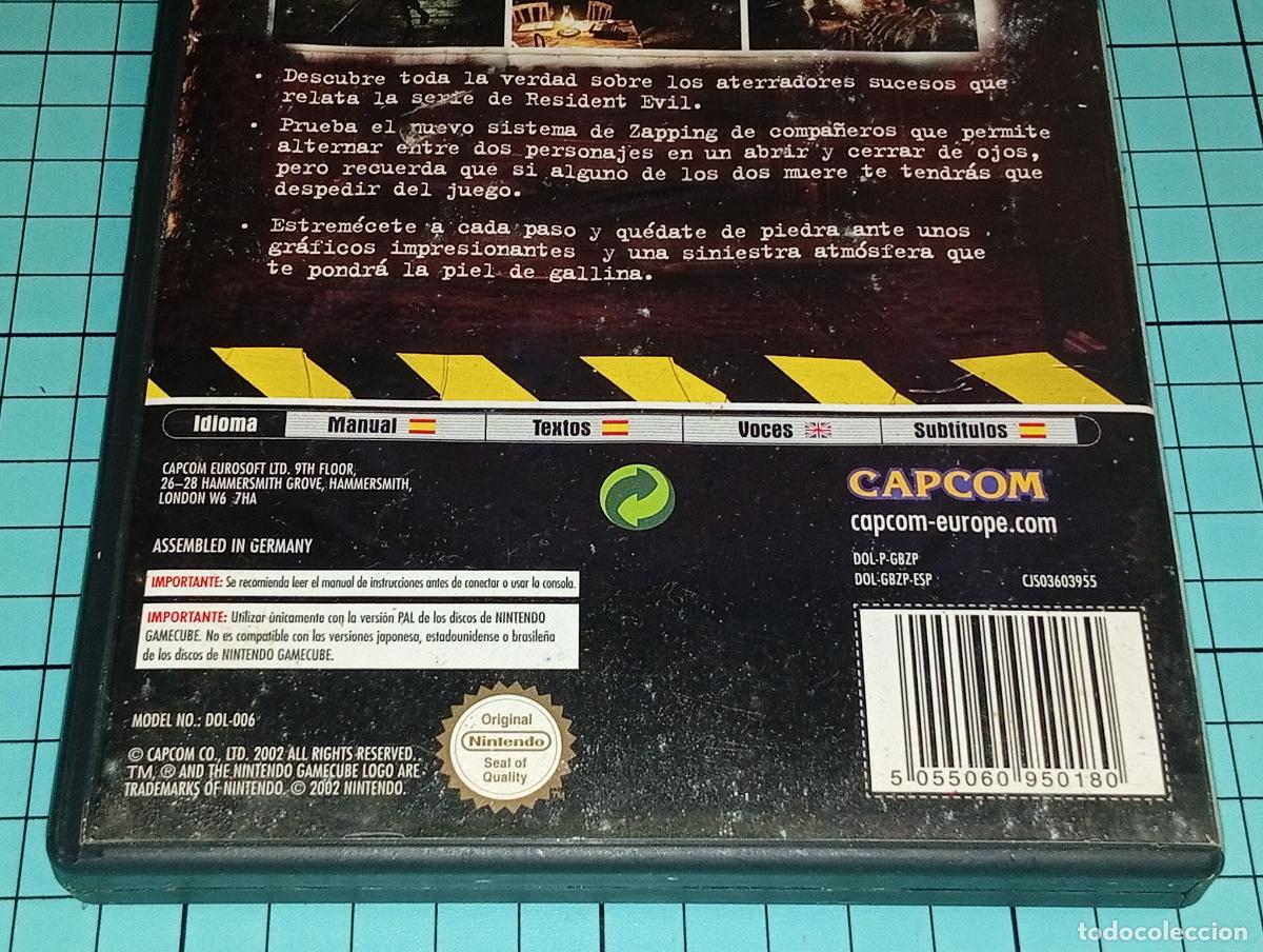 Videojuegos y consolas: Juego Nintendo Game Cube Resident evil zero gamecube - Foto 7