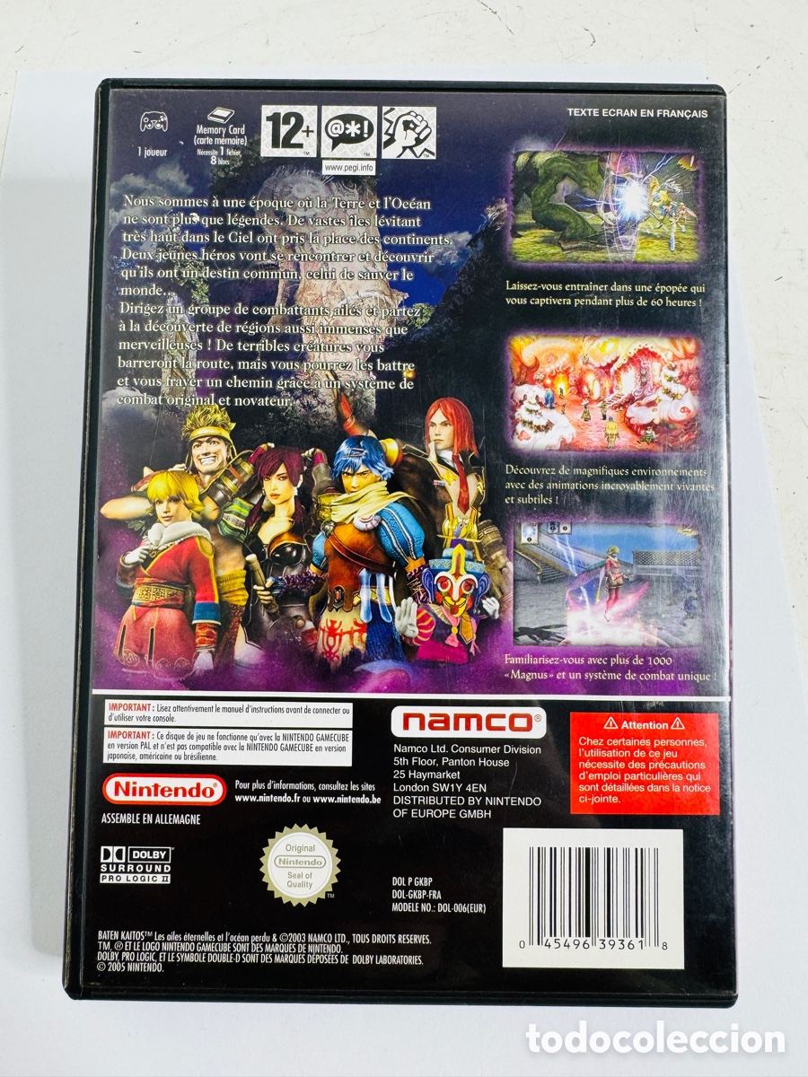 Videojuegos y consolas: Baten Kaitos Nintendo GameCube RPG Completo - Foto 3