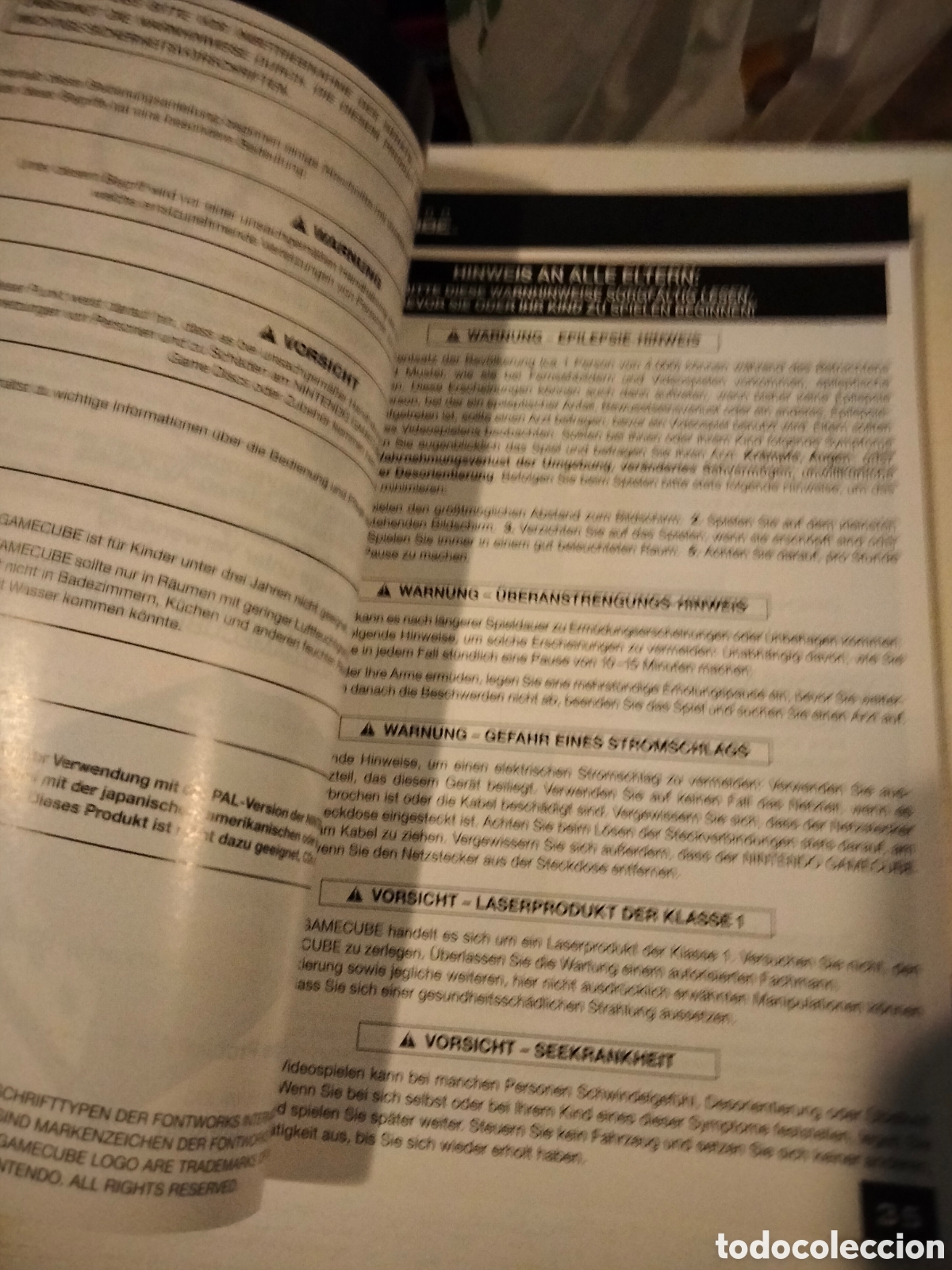 Videojuegos y consolas: Manual de instrucciones Game Cube multilenguaje espa&ntilde;ol - Foto 2