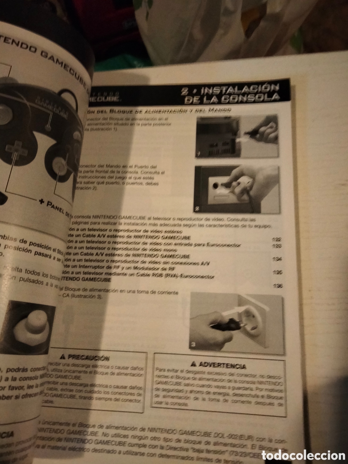 Videojuegos y consolas: Manual de instrucciones Game Cube multilenguaje espa&ntilde;ol - Foto 5