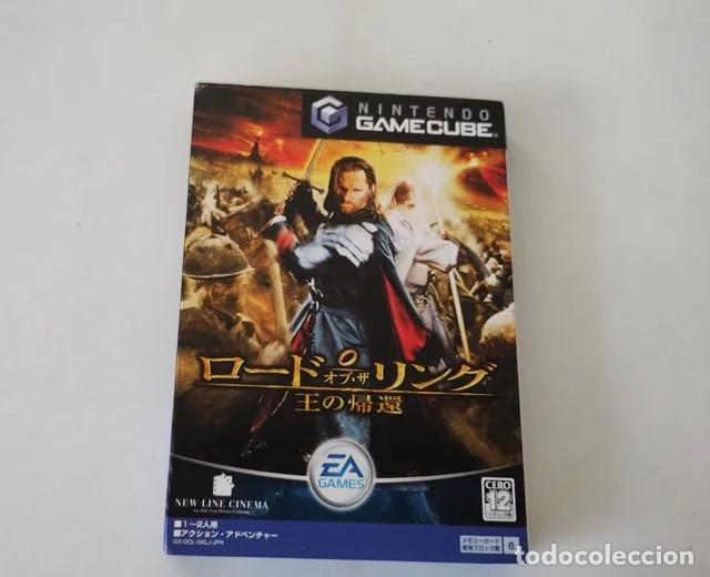 Video Games and Consoles: El Se&ntilde;or de los Anillos: El Retorno del Rey para Gamecube versi&oacute;n japonesa + Tarjeta de Registro