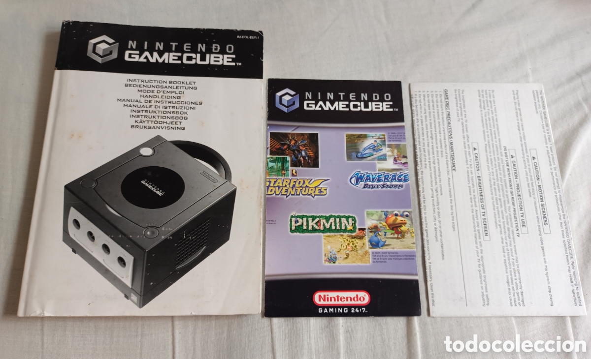 Videojuegos y Consolas: Manual consola nintendo gamecube game cube
