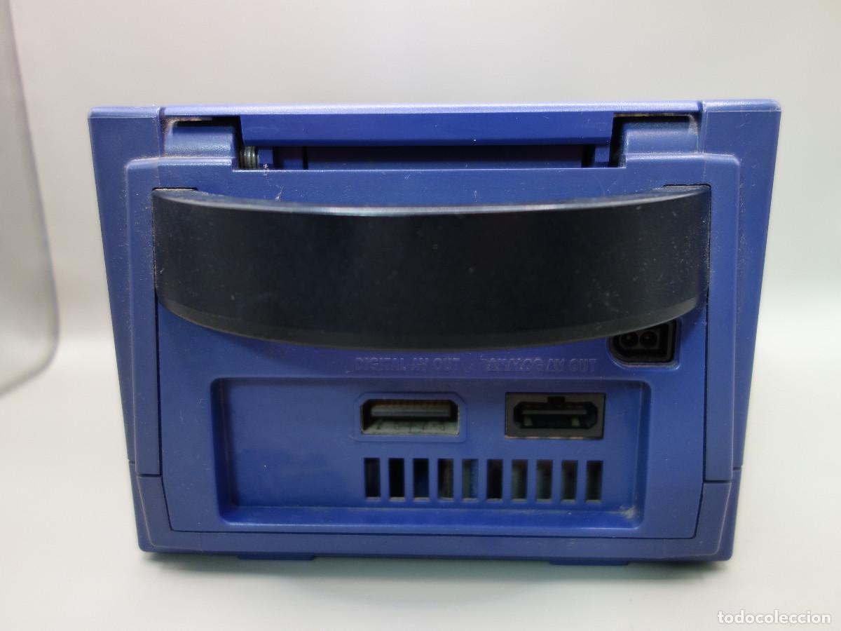 Videojuegos y consolas: CONSOLA NINTENDO GAMECUBE AZUL MORADO - Foto 4