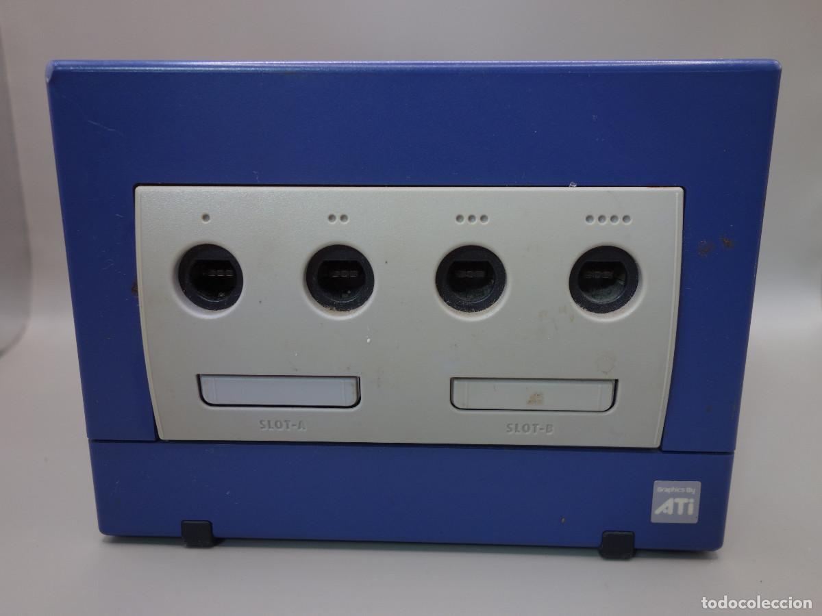 Videojuegos y consolas: CONSOLA NINTENDO GAMECUBE AZUL MORADO - Foto 6