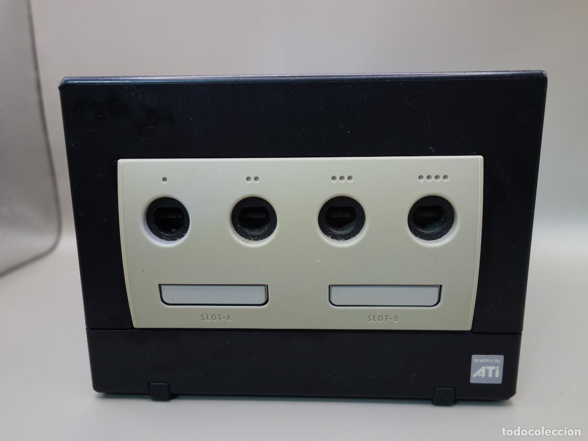 Videojuegos y consolas: CONSOLA NINTENDO GAMECUBE NEGRA - Foto 5