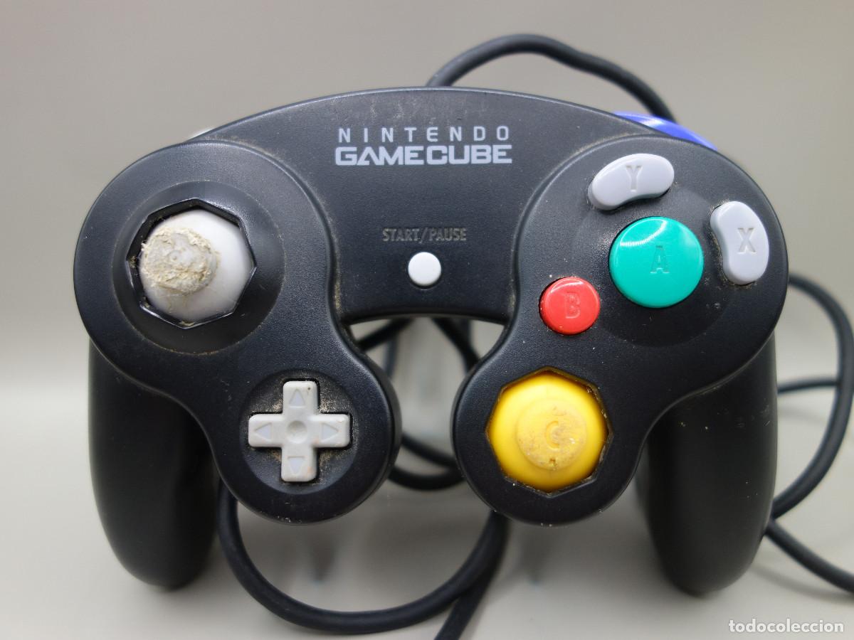 Videojuegos y consolas: MANDO NEGRO ORIGINAL DE NINTENDO GAMECUBE - Foto 1