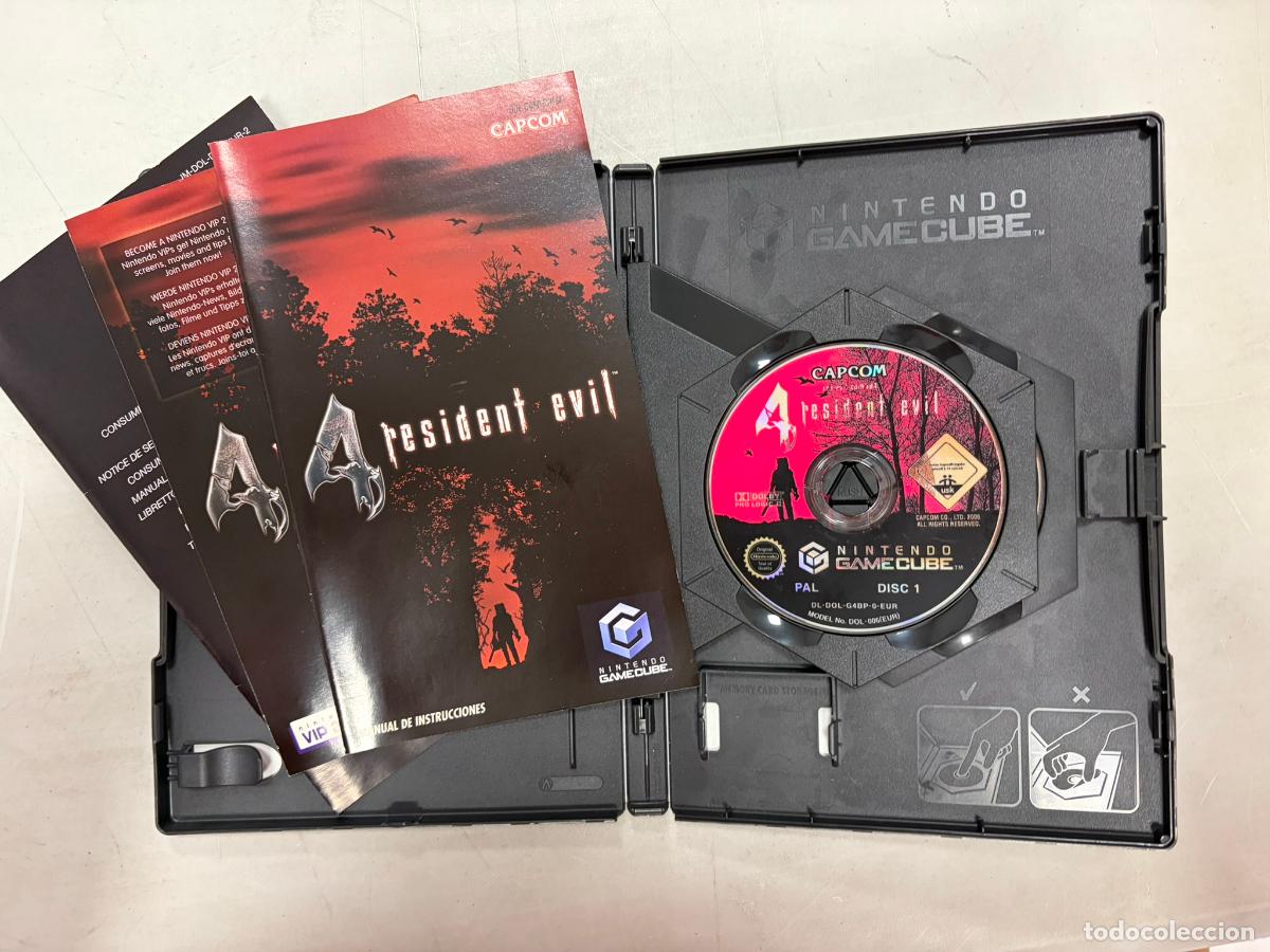 Videojuegos y consolas: Resident evil 4 - NINTENDO GAMECUBE GAME CUBE NGC GC PAL ESP Completo - Foto 2