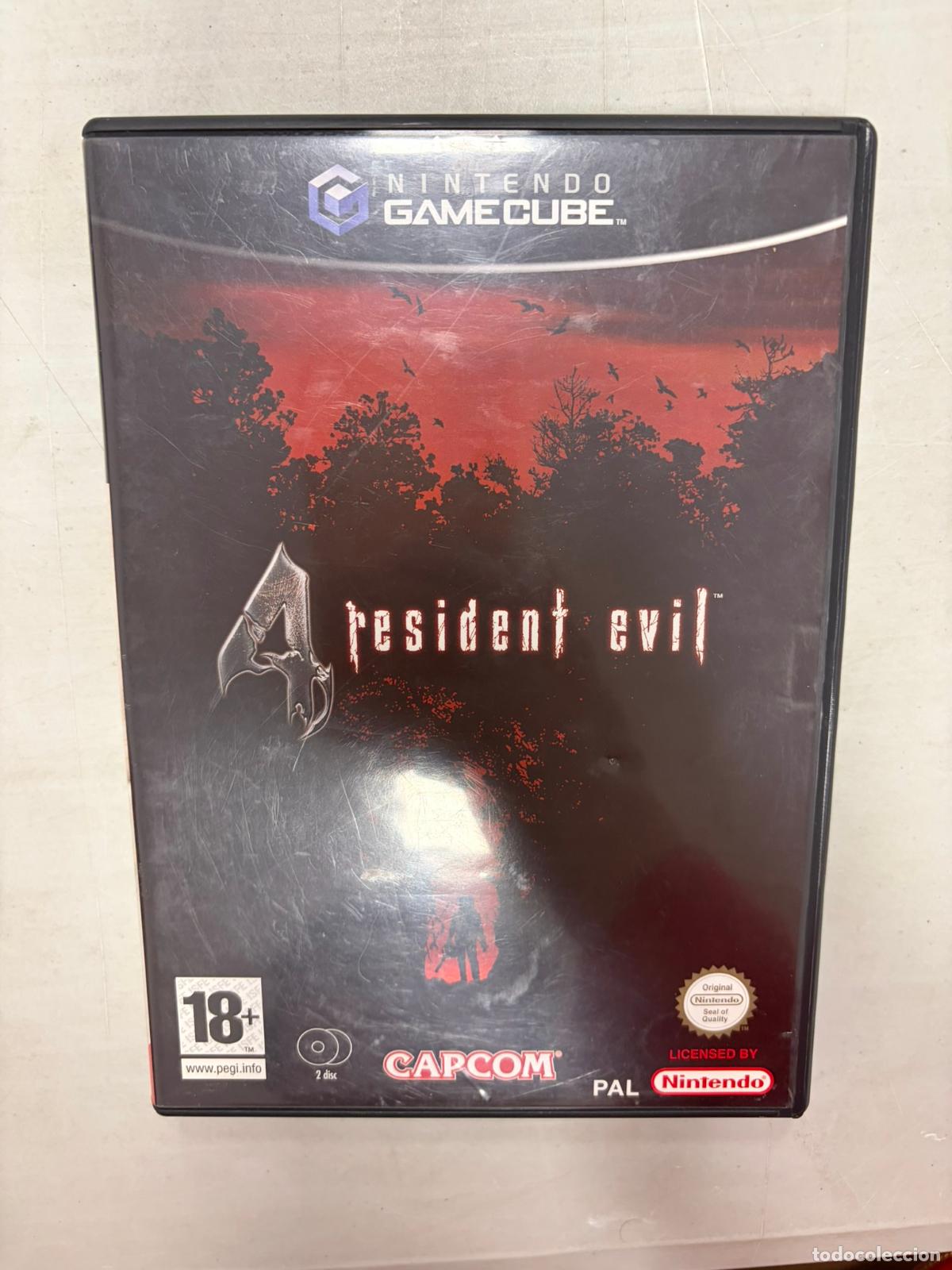 Videojuegos y consolas: Resident evil 4 - NINTENDO GAMECUBE GAME CUBE NGC GC PAL ESP Completo