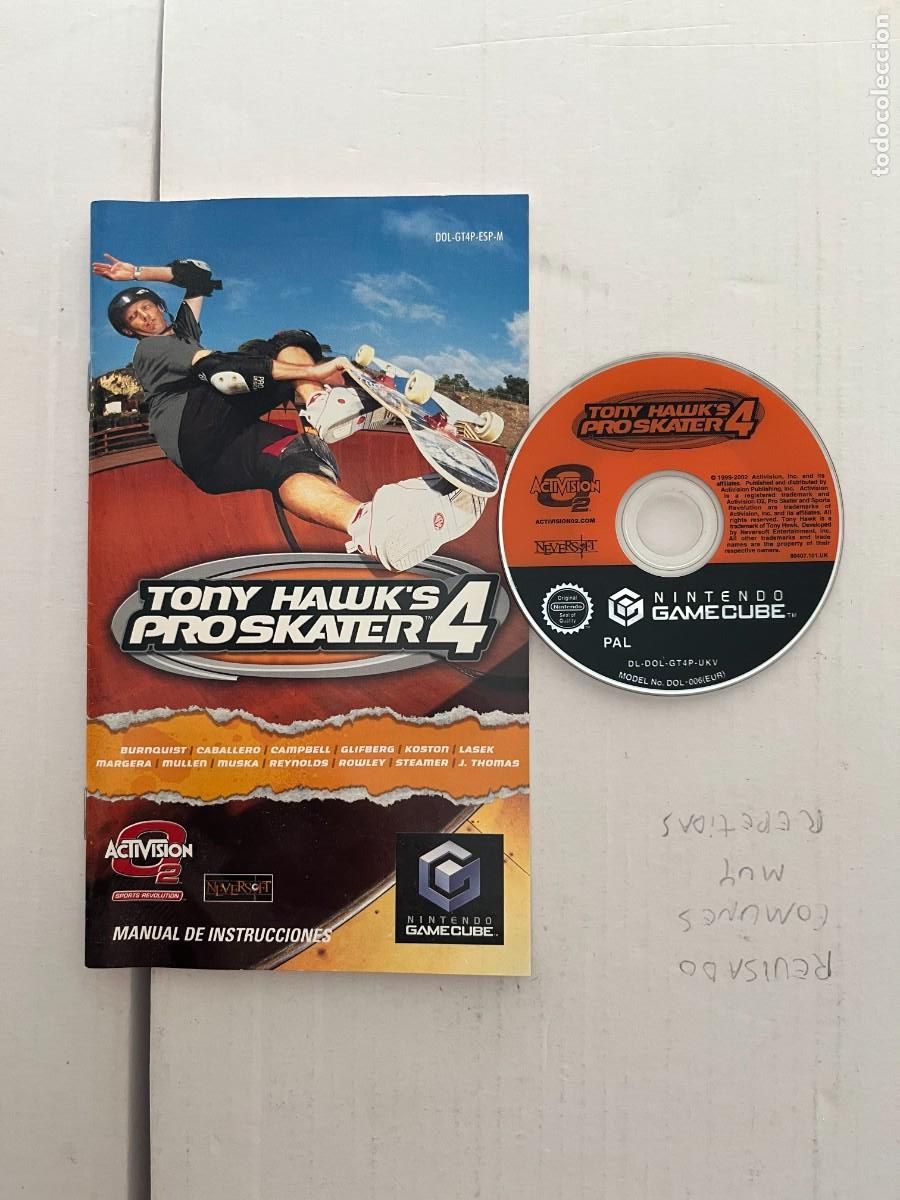Videojuegos y consolas: TONY HAWKS PRO SKATER 4 - NINTENDO GAMECUBE GAME CUBE NGC KREATEN