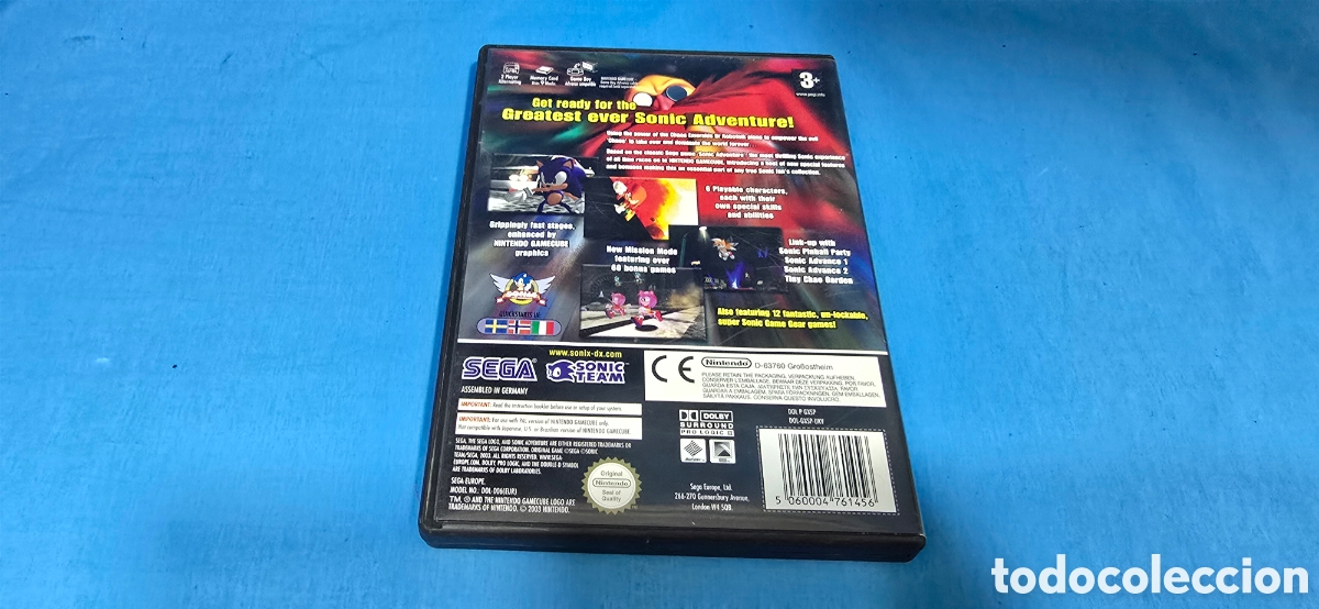 Videojuegos y consolas: SONIC ADVENTURE DX DIRECTORS CUT PARA GAMECUBE - Foto 5