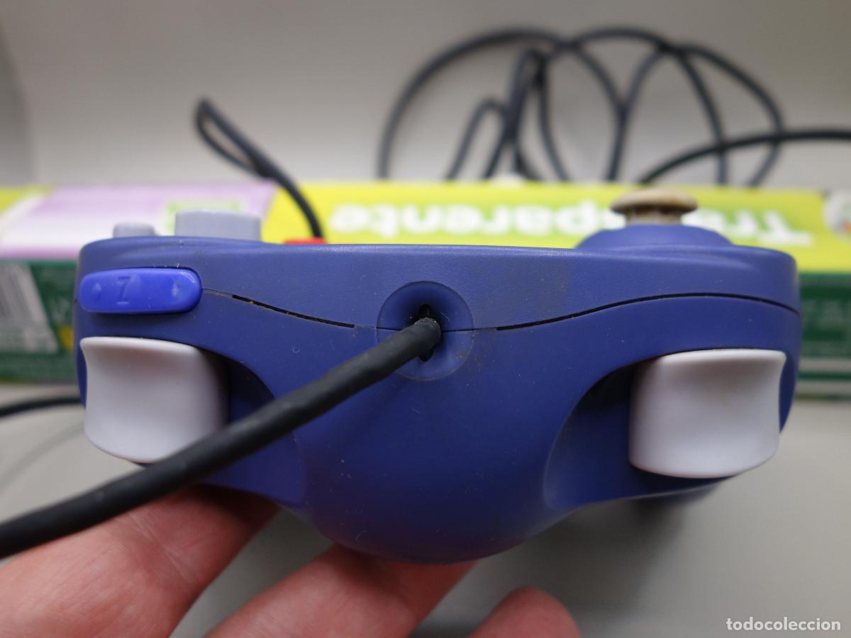 Videojuegos y consolas: MANDO AZUL ORIGINAL DE NINTENDO GAMECUBE - Foto 3