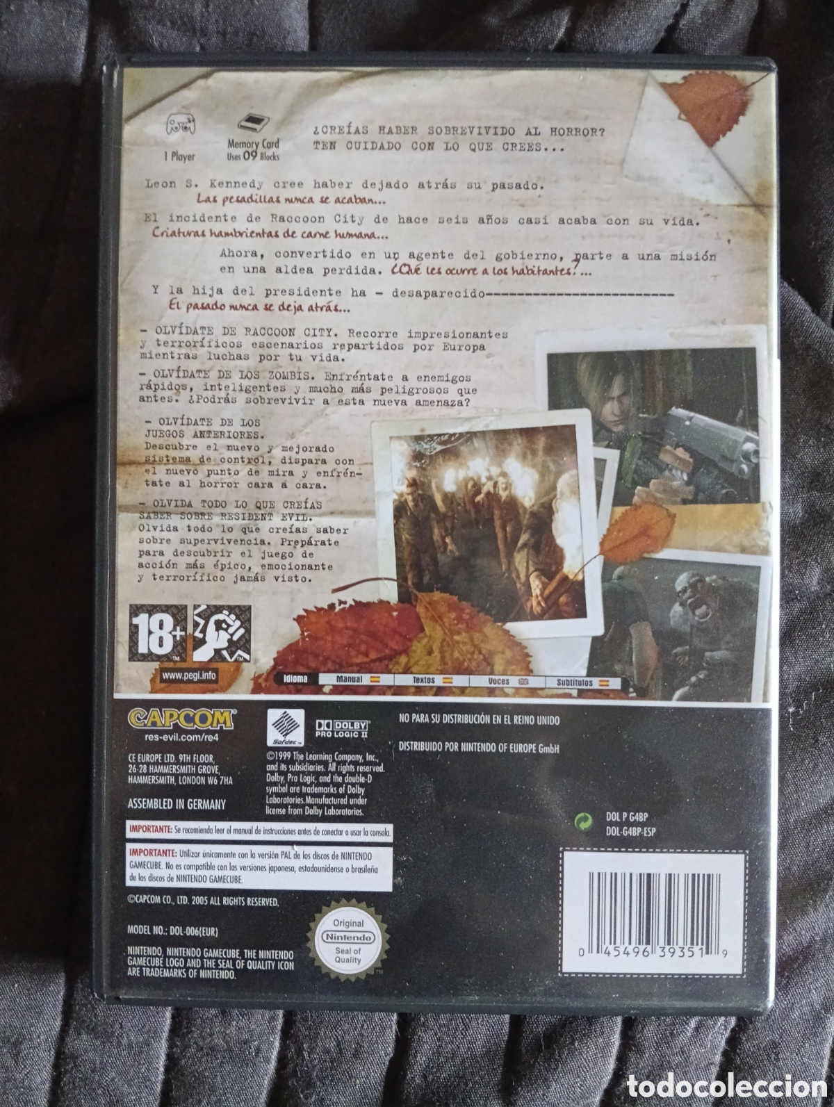 Videojuegos y consolas: Resident Evil 4 Gamecube - Foto 2