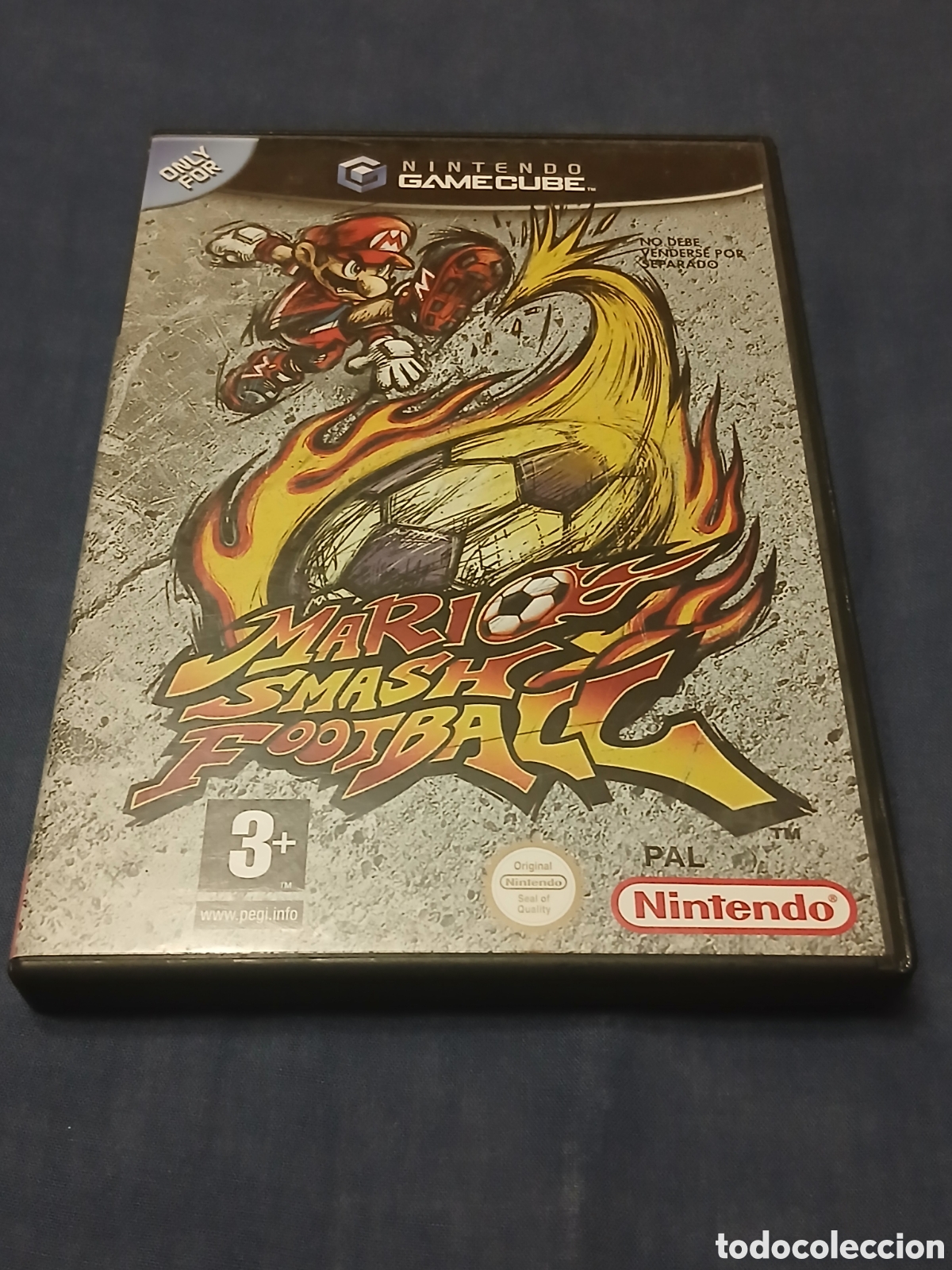 Videojuegos y consolas: Disco Juego Mario Smash Fooball -Nintendo GameCube-