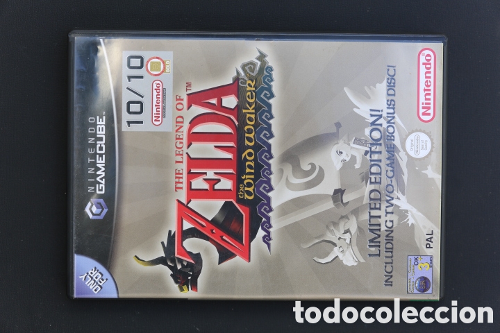Videojuegos y consolas: GAMECUBE. ZELDA THE WIND WAKER Edici&oacute;n Limitada. Solo 1 disco. PAL UK compatible Espa&ntilde;a. Ingl&eacute;s.