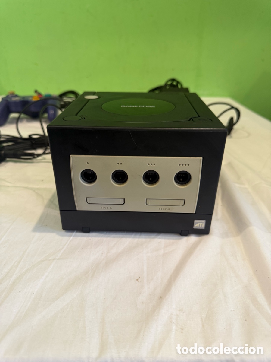 Videojuegos y consolas: Nintendo GameCube DOL-001 EUR + Mando y Cables &ndash; Funcionando - Foto 2