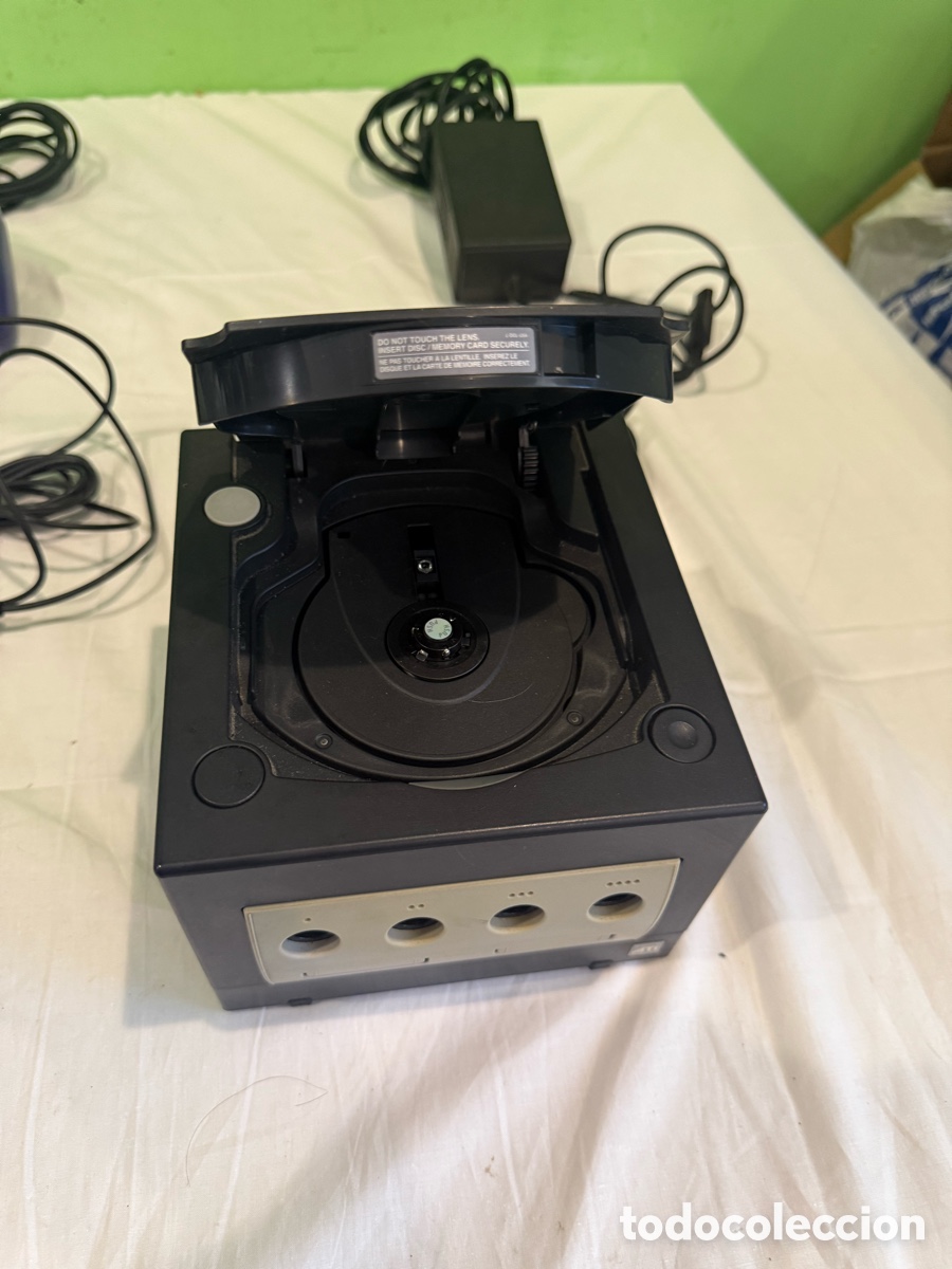 Videojuegos y consolas: Nintendo GameCube DOL-001 EUR + Mando y Cables &ndash; Funcionando - Foto 4