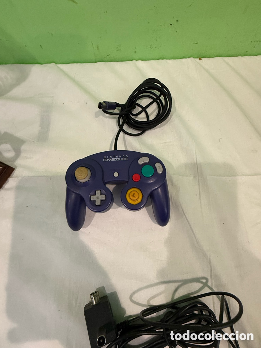 Videojuegos y consolas: Nintendo GameCube DOL-001 EUR + Mando y Cables &ndash; Funcionando - Foto 8