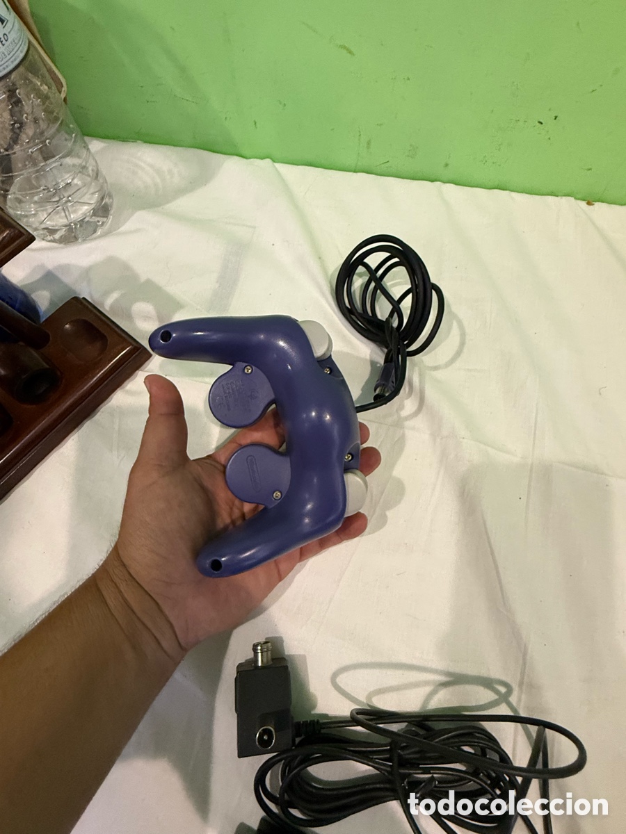 Videojuegos y consolas: Nintendo GameCube DOL-001 EUR + Mando y Cables &ndash; Funcionando - Foto 9