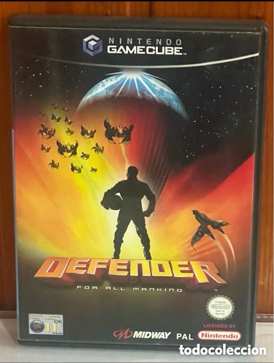 Videogiochi e Consoli: Defender Nintendo GameCube PAL completo (CIB), incluye manual, en excelente estado.