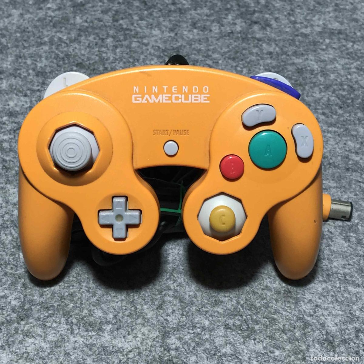 Videojuegos y consolas: CONTROLLER OFICIAL NARANJA NINTENDO GAME CUBE - Foto 1