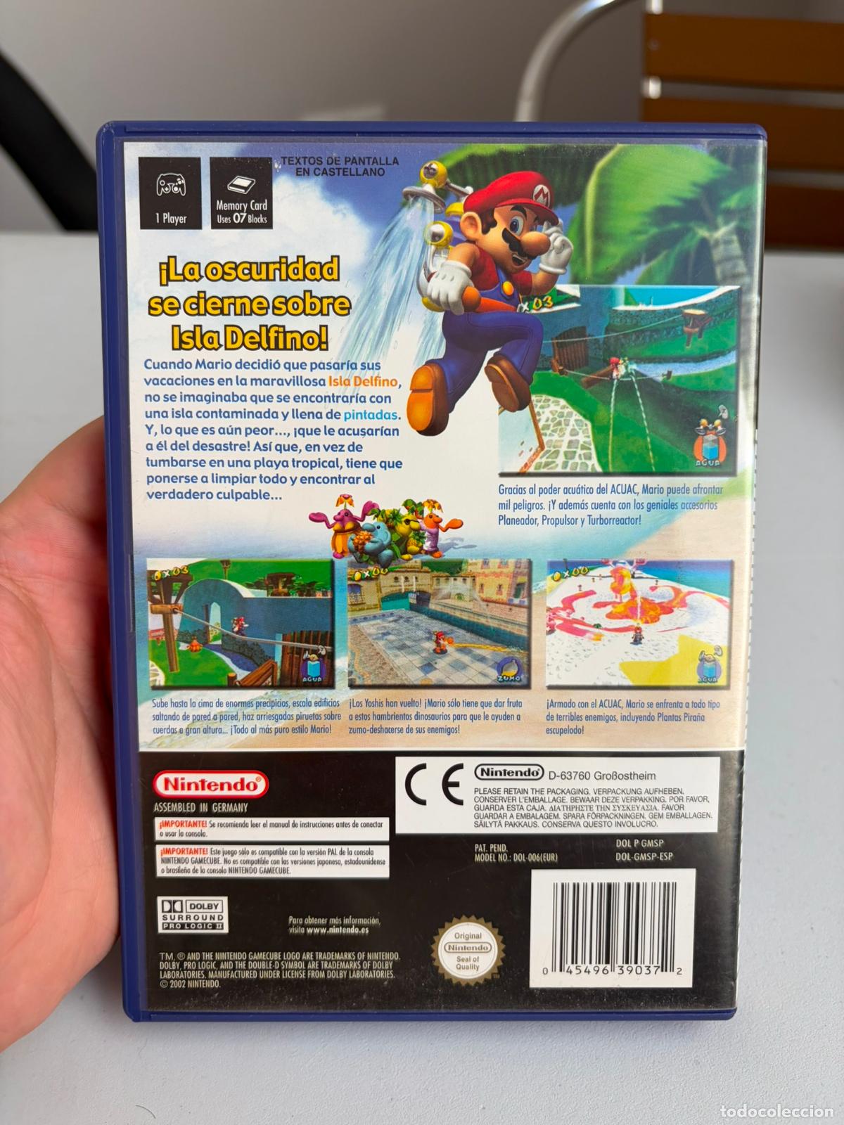 Videojuegos y consolas: Super mario sunshine - Nintendo gamecube Game cube - PAL ESP completo - Foto 3