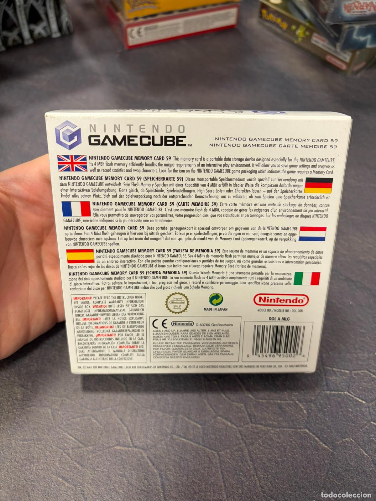 Videojuegos y consolas: Memory Card 59 con caja - NIntendo Gamecube PAL - Foto 2