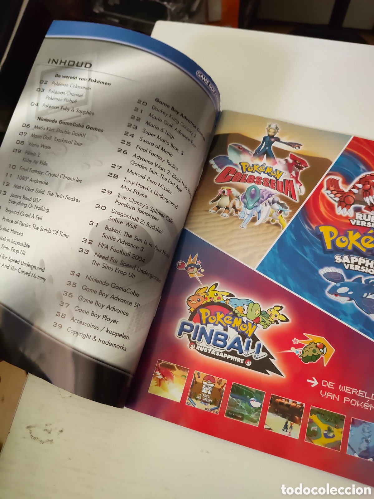 Videojuegos y consolas: Manual juegos Nintendo Gamecube y Gameboy advance SP - Foto 2