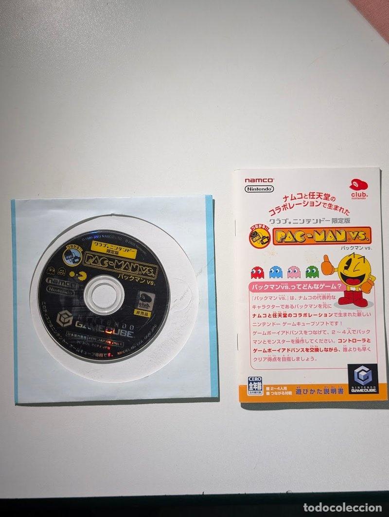 Videojuegos y consolas: Pac-Man Vs. GameCube Club Nintendo Jap&oacute;n disco y manual