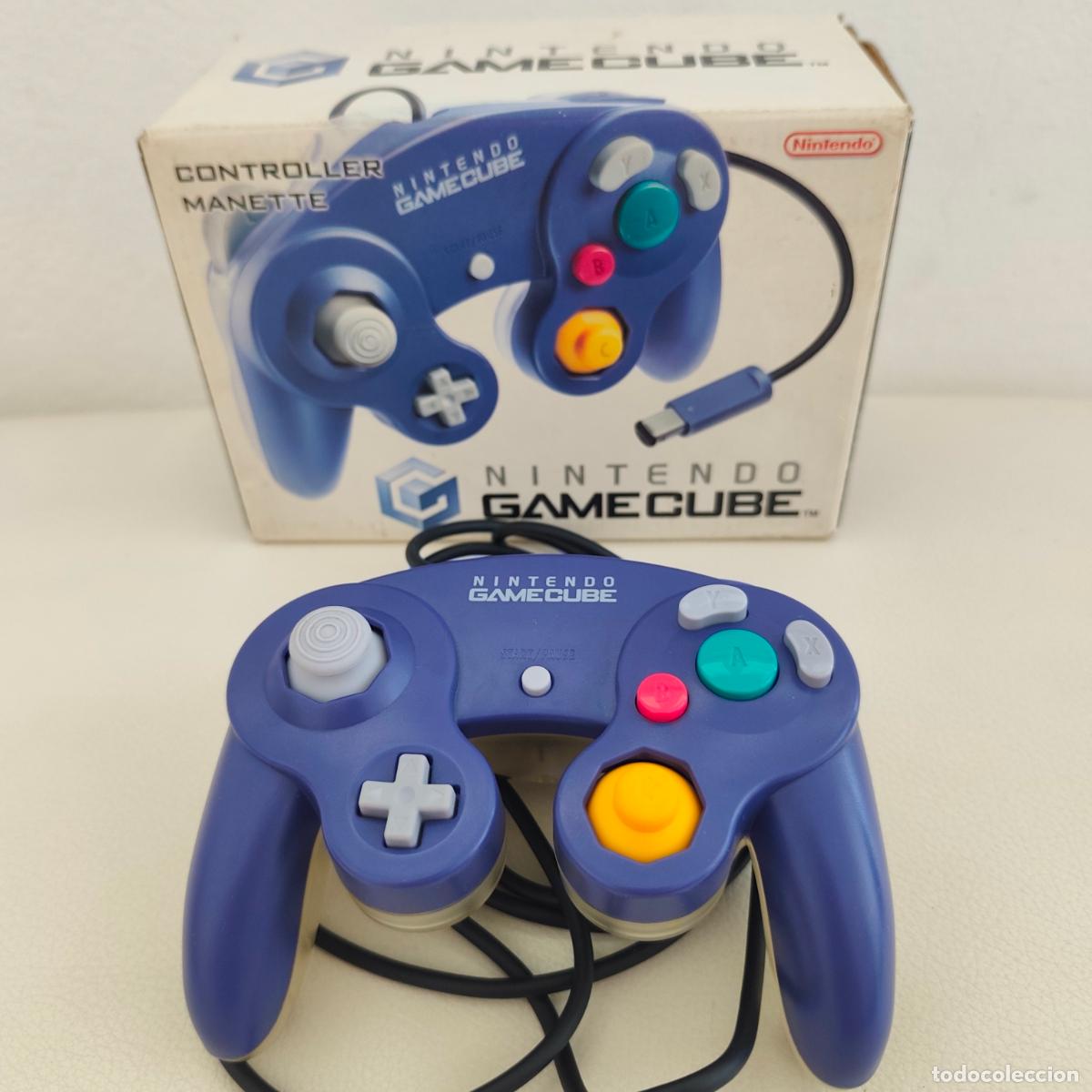 Videojuegos y consolas: Mando Original Nintendo GameCube Indigo / Clear (Morado y Transparente) - Nuevo a Estrenar