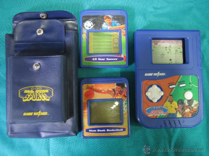 Videojuegos y consolas: Consola Game Wizard con 2 juegos. Funciona - Foto 1