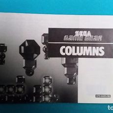 manual de instrucciones sega game gear columns - Comprar Videojuegos y manual de instrucciones sega game gear columns - Comprar Videojuegos y