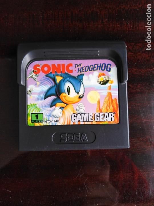 Jeu Sega Game Gear Sonic The Hedgehog 670-1748 - Bon état - Console Portable Rétro