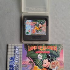 Jeux Vidéo et Consoles: SEGA GAME GEAR LAND OF ILLUSION MICKEY MOUSE INCLUYE FUNDA Y MANUAL RAL R11871. Lote 227209190
