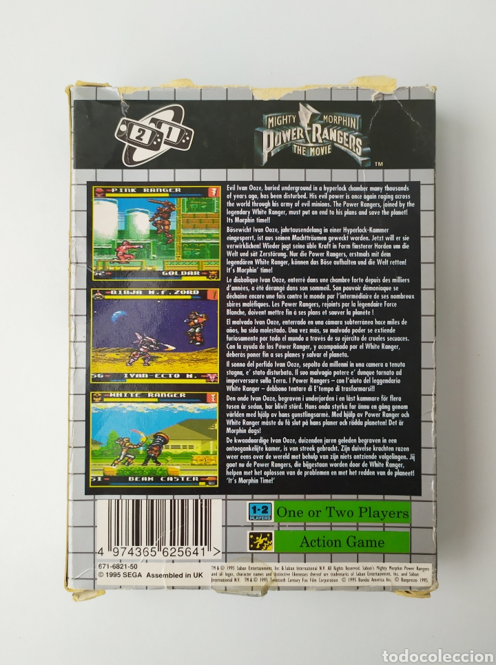 Videojuegos y consolas: Power Rangers Game Gear - Foto 3