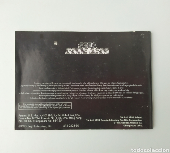 Videojuegos y consolas: Power Rangers Game Gear - Foto 8