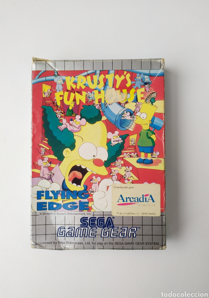 Videojuegos y consolas: Krustys fun house Game Gear - Foto 2